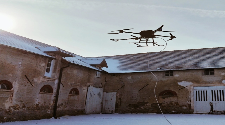 Nettoyage des Bâtiments Historiques par Drone