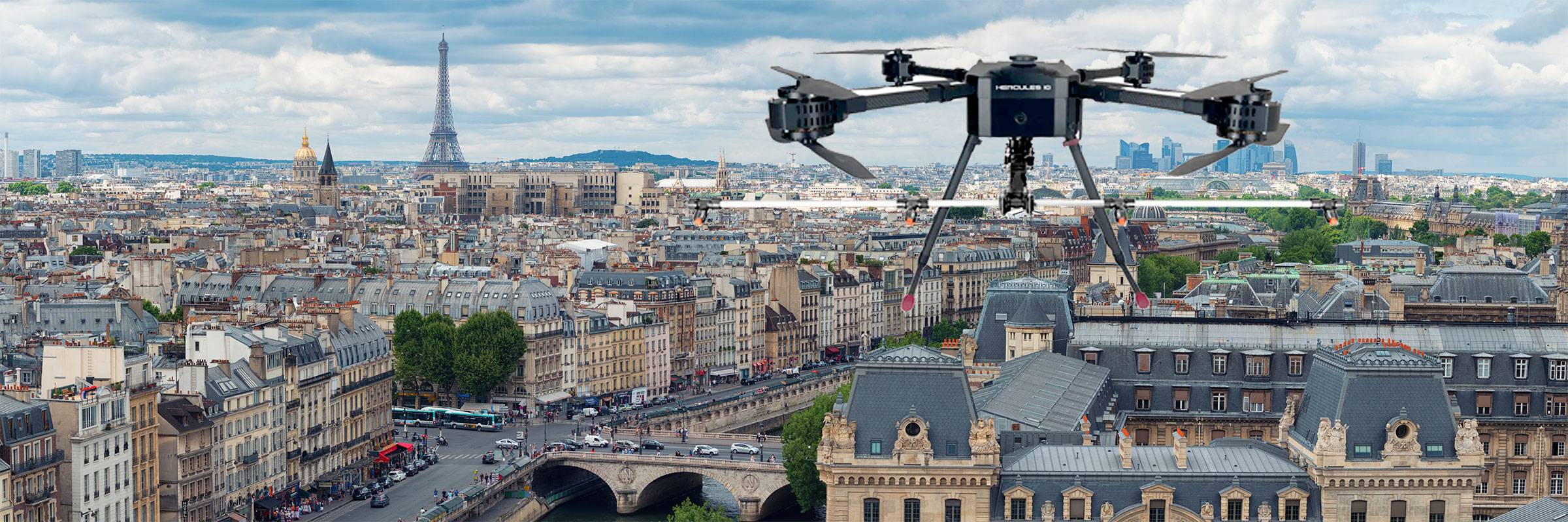 Nettoyage toiture par drone